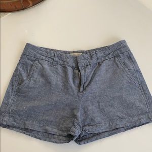 Gap khaki linen blend shorts